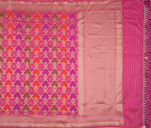 Load image into Gallery viewer, Pink Rankat Saree | Banarasi Collection