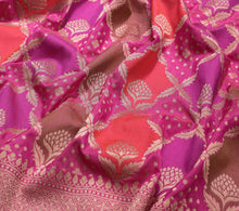 Load image into Gallery viewer, Pink Rankat Saree | Banarasi Collection