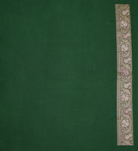 Load image into Gallery viewer, Green Masterweaves With Kadwa Meena Weaves Saree | Banarasi Collection