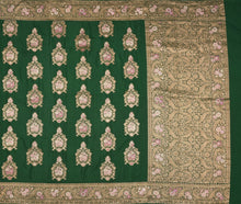 Load image into Gallery viewer, Green Masterweaves With Kadwa Meena Weaves Saree | Banarasi Collection