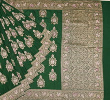 Load image into Gallery viewer, Green Masterweaves With Kadwa Meena Weaves Saree | Banarasi Collection