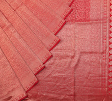 Load image into Gallery viewer, Red Pure Silk Brocade Weave Saree | Banarasi Collection