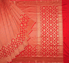 Load image into Gallery viewer, Red Pure Silk Brocade Weave Saree | Banarasi Collection