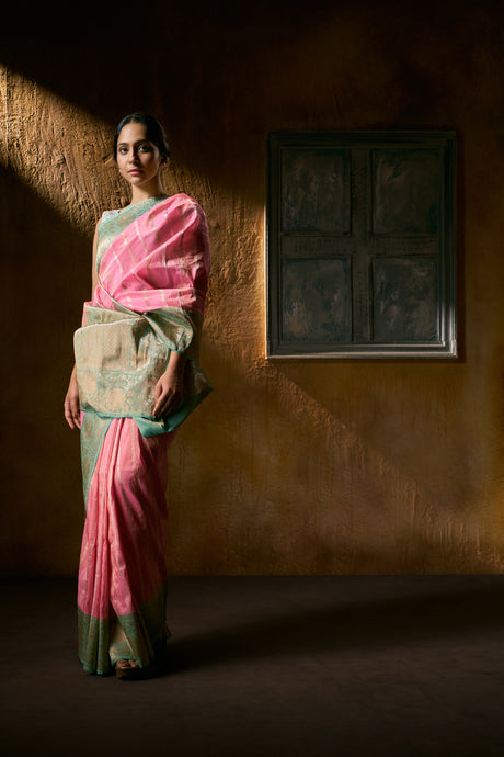 Banarasi Kora Tissue Silk RB 736