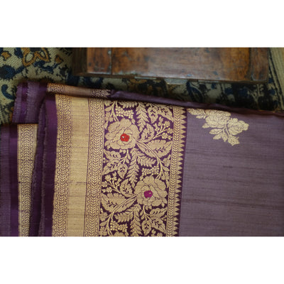 Banarasi Tussar Silk Saree - R 6607