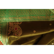 Load image into Gallery viewer, Banarasi Pure Silk Saree -  R 6057