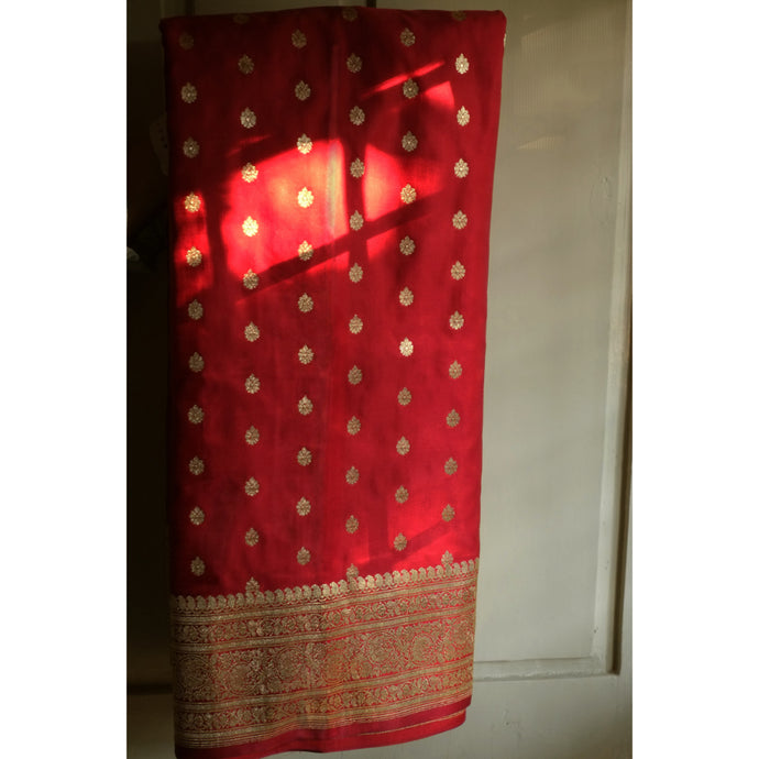 Banarasi Satin Silk Saree - R 6072
