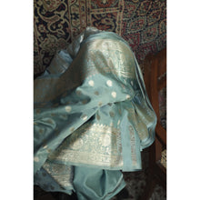 Load image into Gallery viewer, Banarasi Satin Silk Saree - R 6284