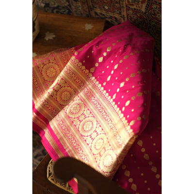 Banarasi Satin Silk  Saree - R 6028