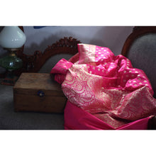 Load image into Gallery viewer, Banarasi Satin Silk Saree - R 6259