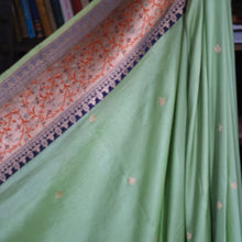 Load image into Gallery viewer, Banarasi Pure Silk Saree - R 6183