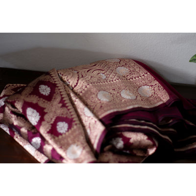 Banarasi Pure Silk Saree - R 6827
