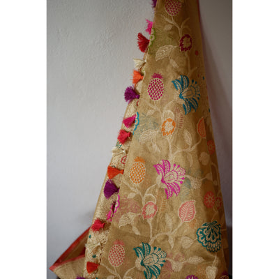 Banarasi Tissue Silk Saree - R 6385